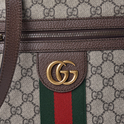 Gucci GG Supreme Monogram Web Small Ophidia Messenger Bag Brown 8 of 10