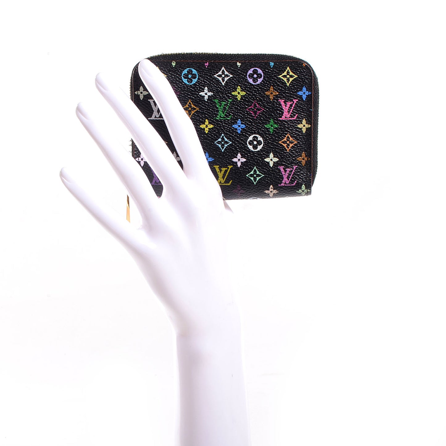 Monogram Multicolor Zippy Coin Purse Black Grenade