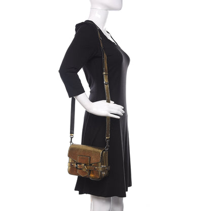 Jimmy Choo Metallic Goatskin Lexie S Crossbody Gold 2 of 9
