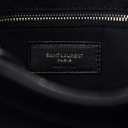 Saint Laurent Calfskin Y Quilted Monogram Medium Loulou Chain Satchel Black 6 of 11