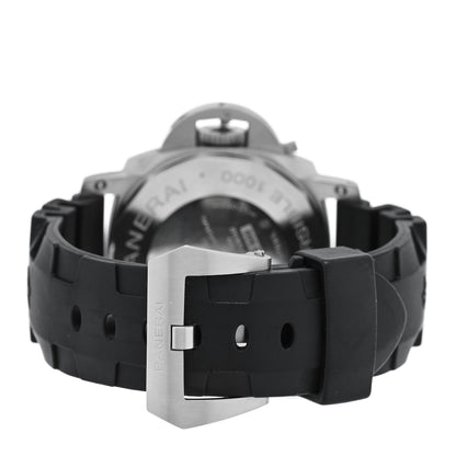 Panerai Stainless Steel Rubber 44mm Luminor 1950 Automatic Watch Black PAM00243 3 of 5