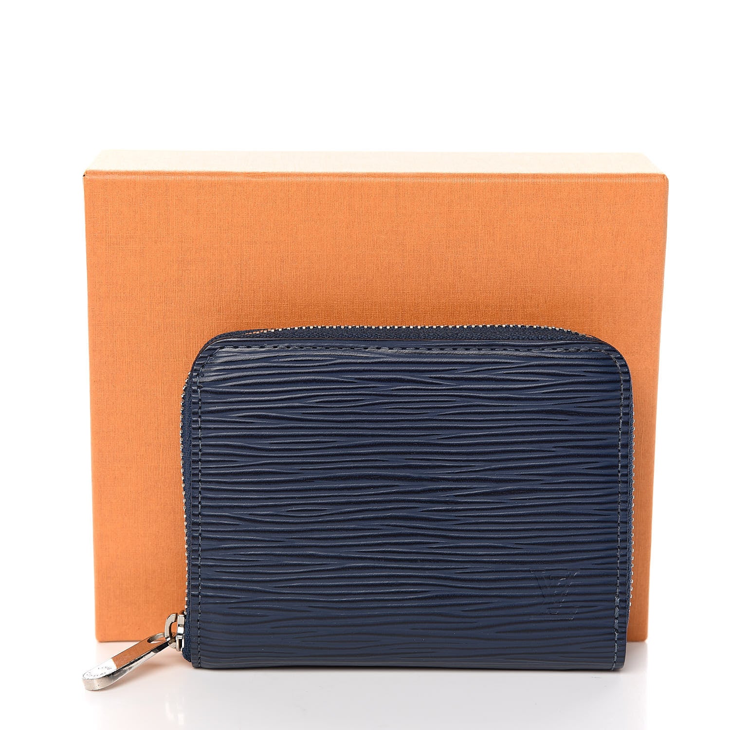 Louis Vuitton Epi Zippy Coin Purse Indigo 8 of 8