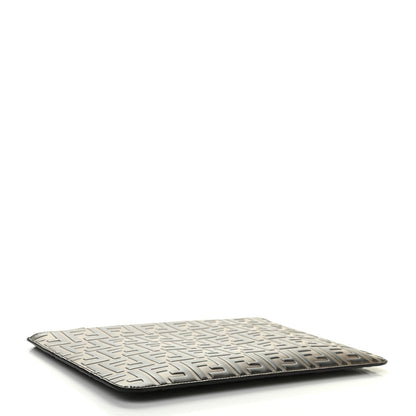 Fendi Vitello FF 1974 Embossed Pouch Maya Black 4 of 10