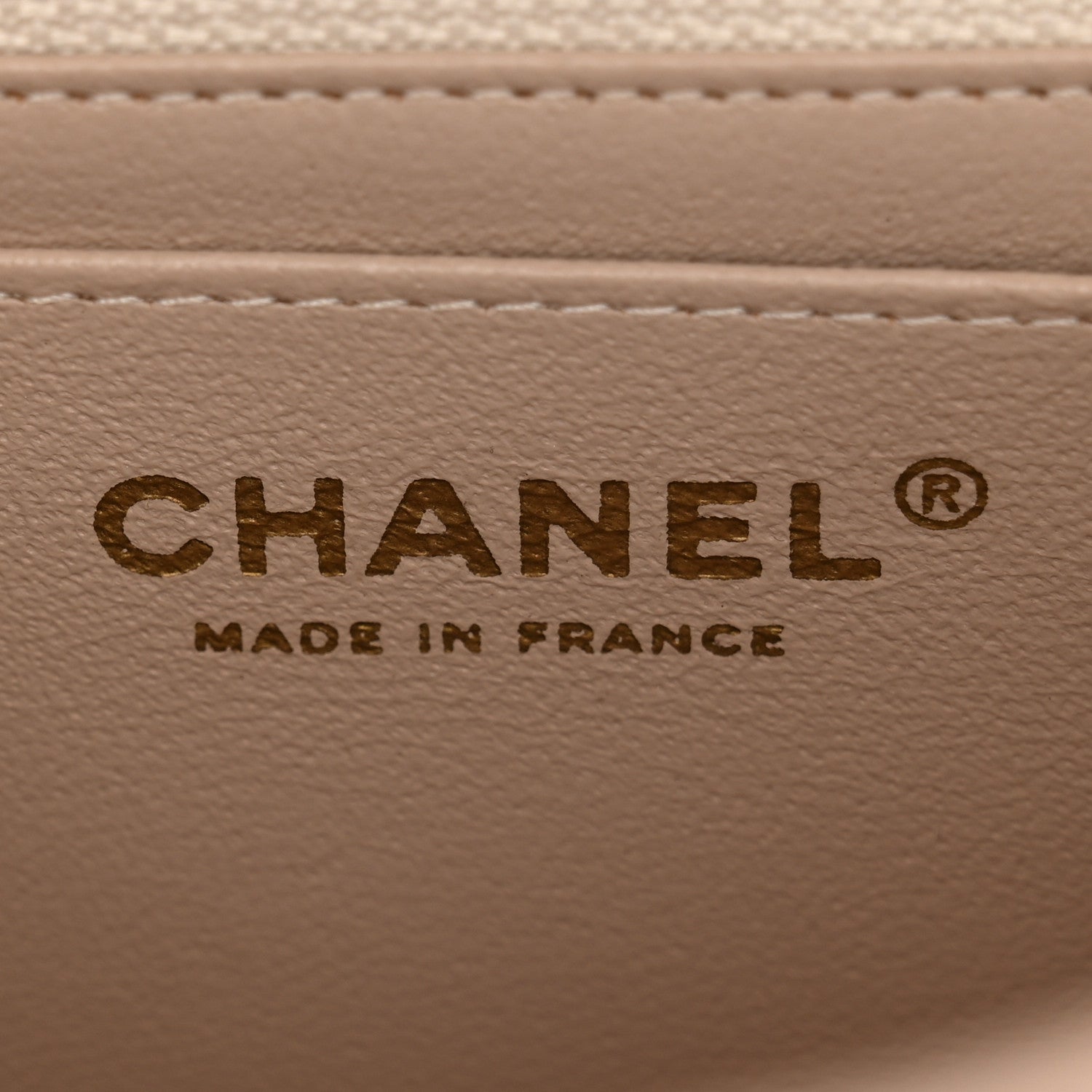 Chanel Lambskin Quilted Mini Rectangular Flap Light Beige 6 of 11