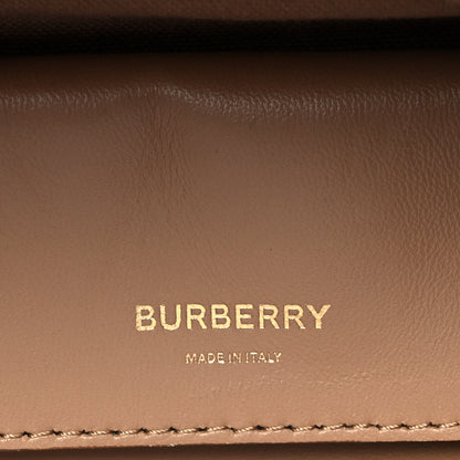 Burberry Smooth Calfskin Small Cube Bowling Bag Driftwood Bright Military Red 5 of 11