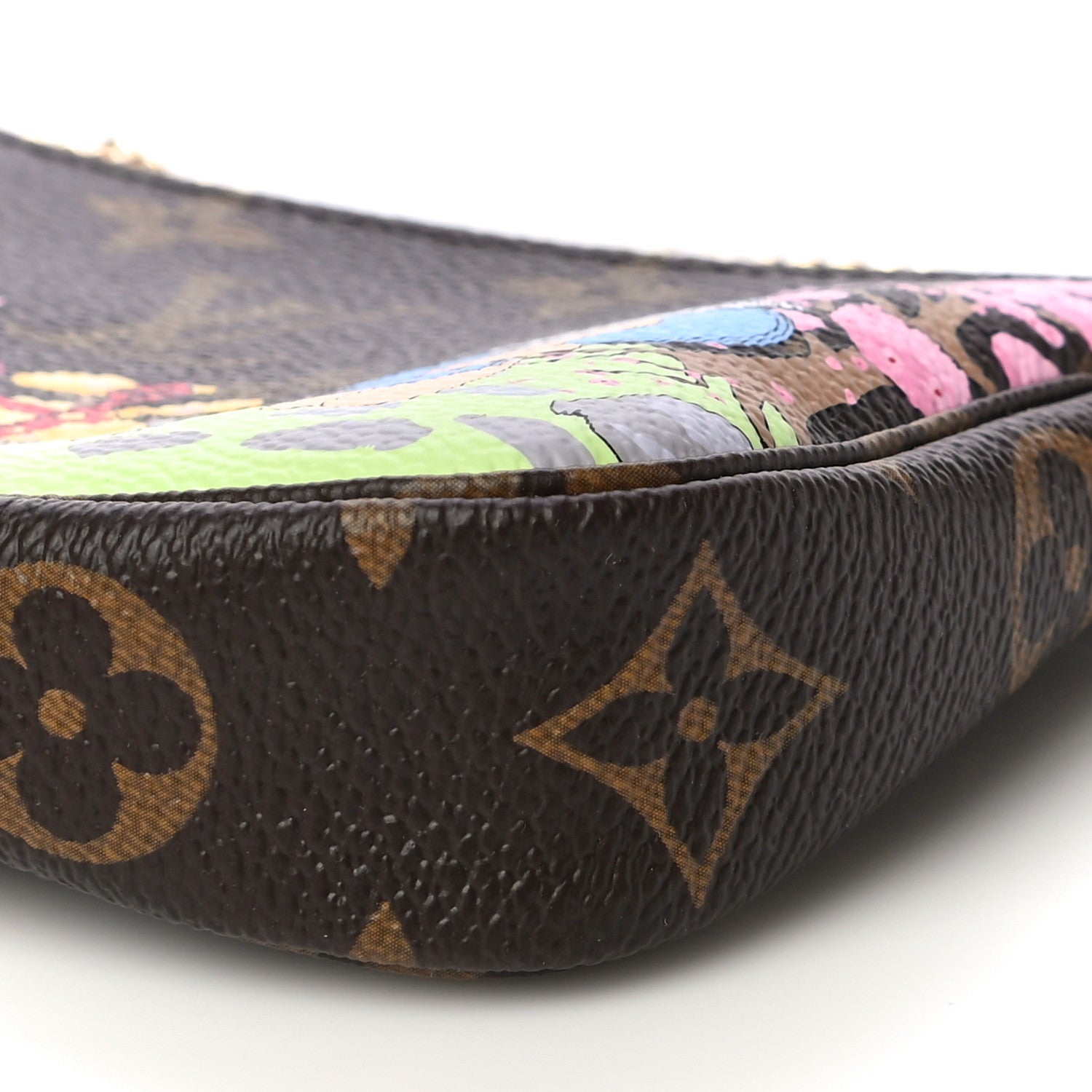 Louis Vuitton Monogram 2021 Christmas Animation Japanese Garden Mini Pochette Accessories Wisteria Pink 10 of 11