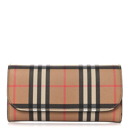 Burberry Vintage Check Halton Wallet Black 1 of 8