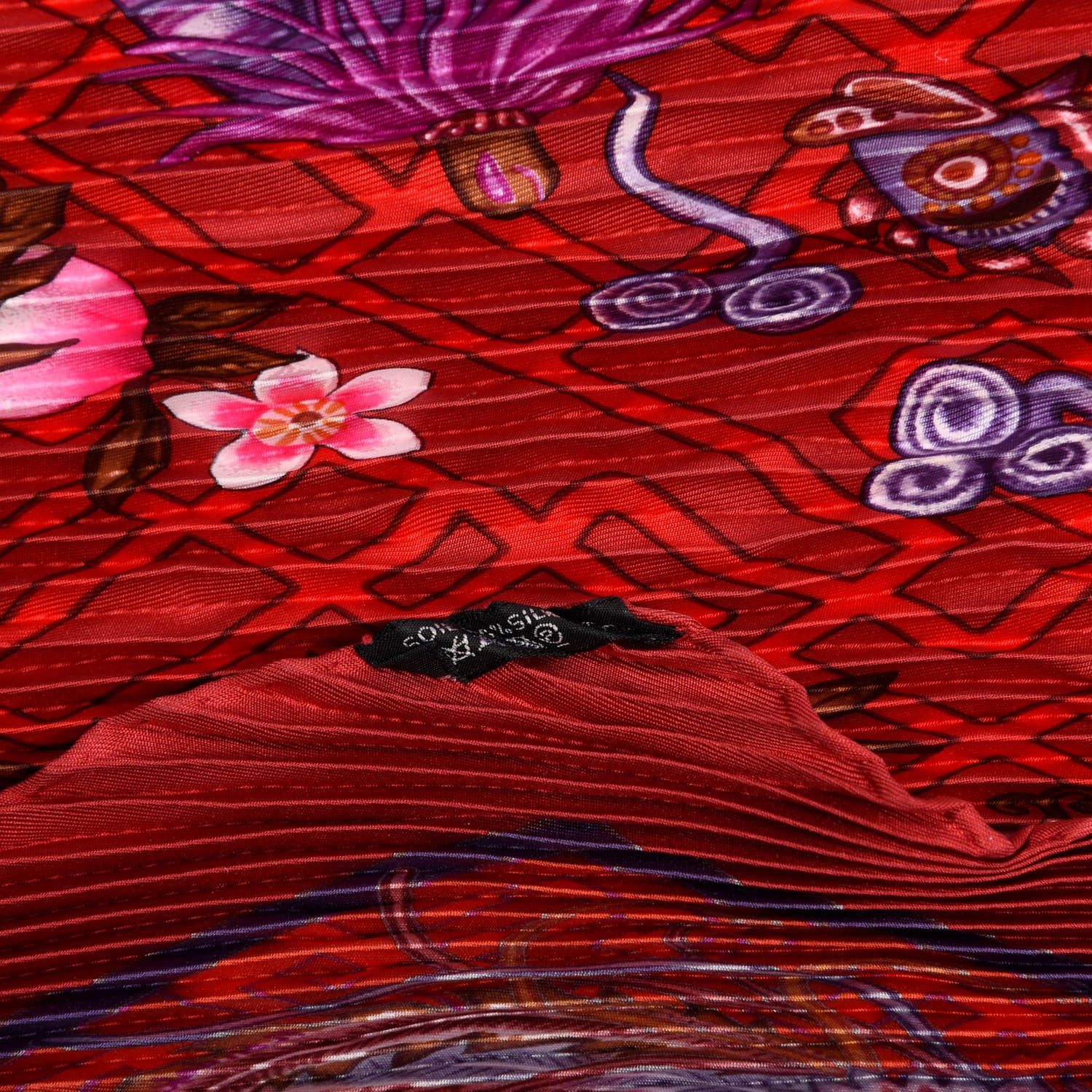 Hermes Silk Plisse Turandot Scarf 90 2 of 3