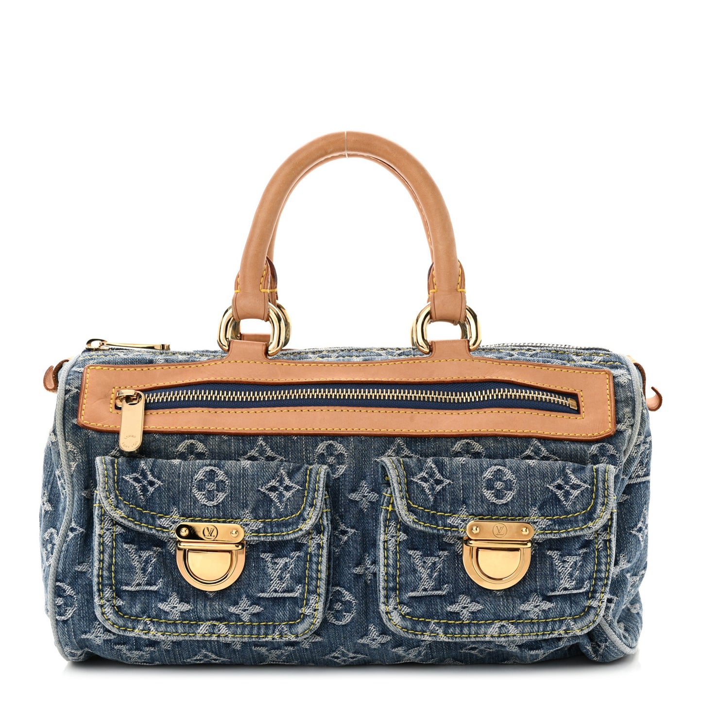 Monogram Denim Neo Speedy Blue