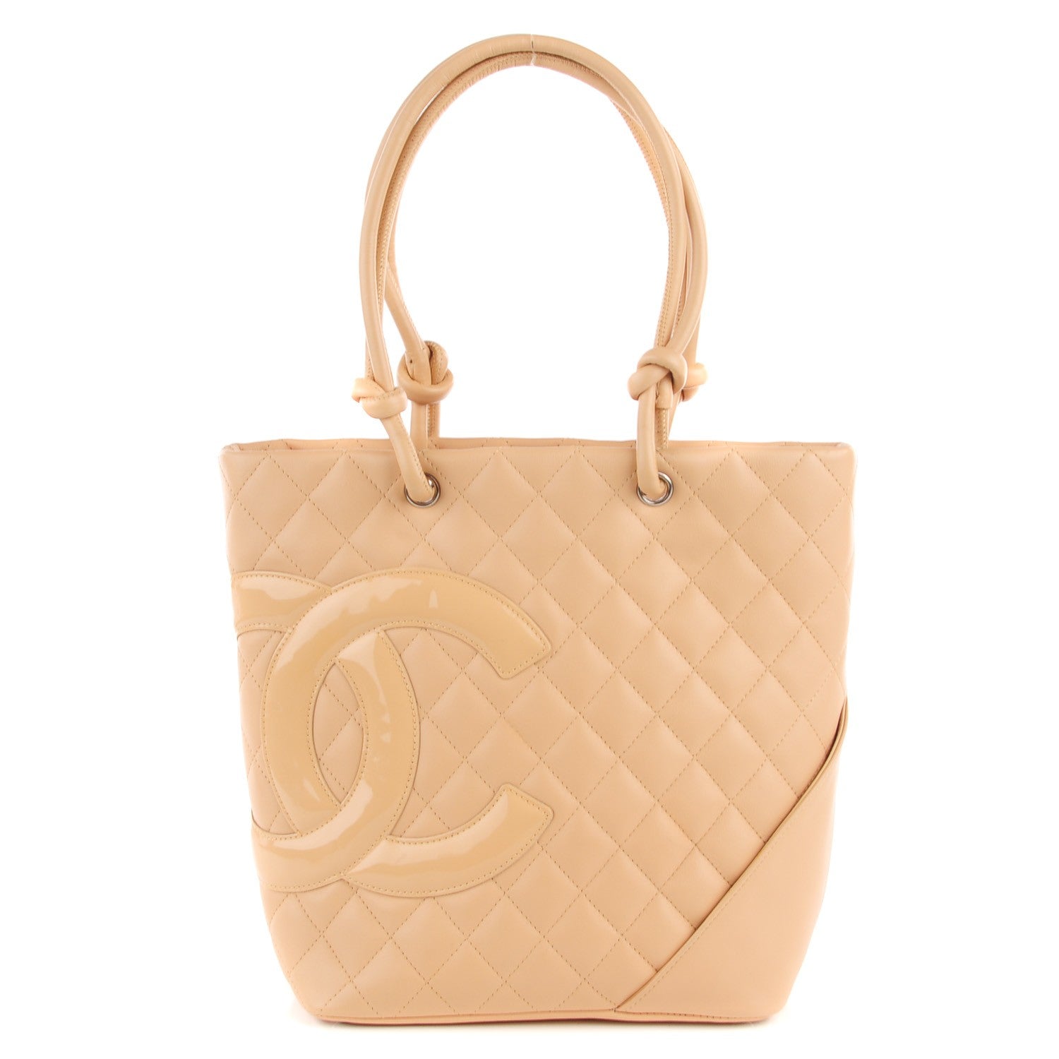 Chanel Calfskin Quilted Medium Cambon Tote Beige 1 of 7