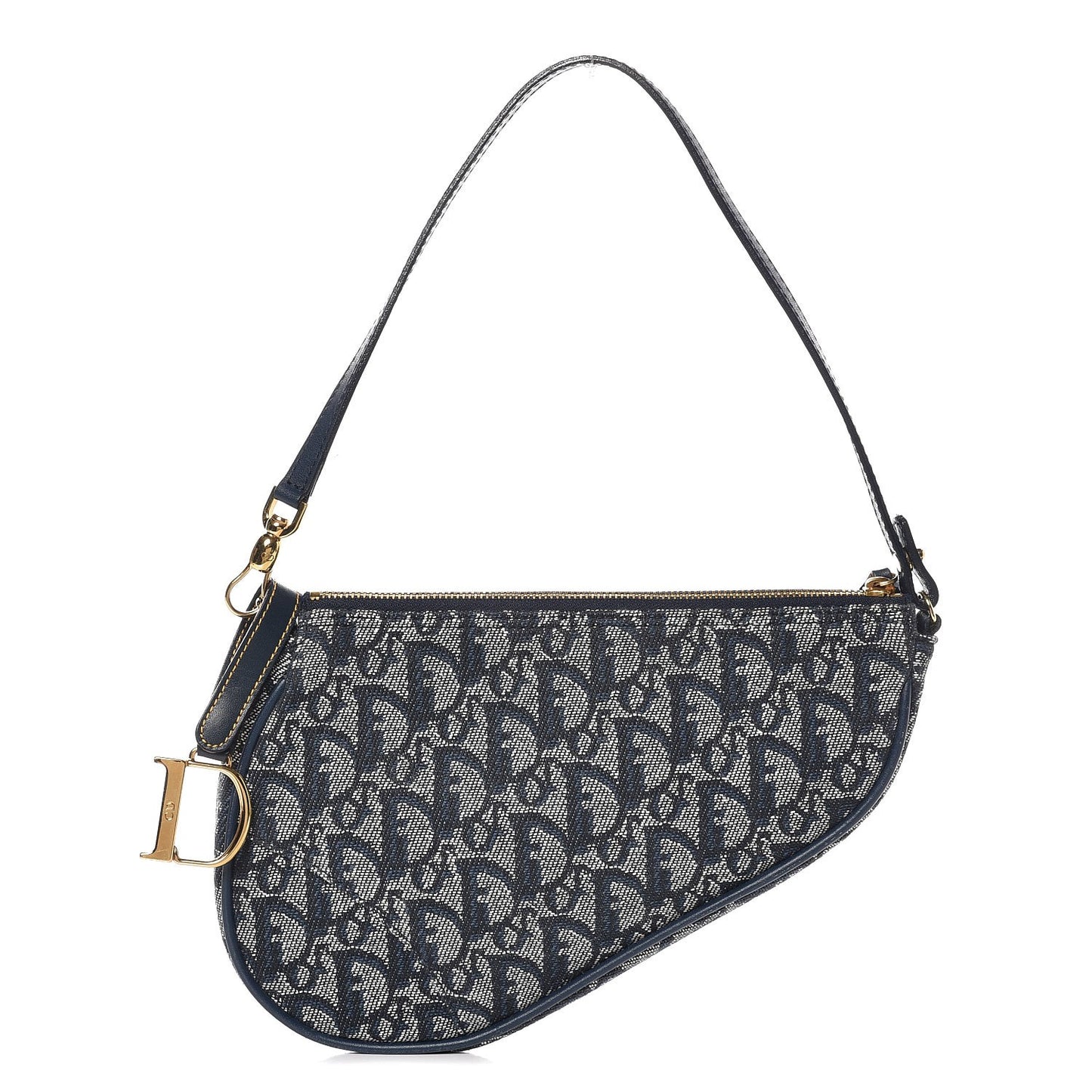 Monogram Mini Saddle Pochette Blue