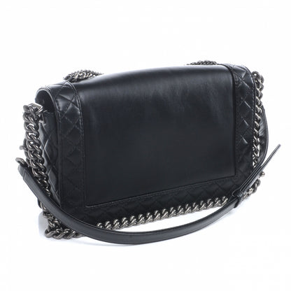 Chanel Calfskin Enchained Medium Boy Flap Black 3 of 8