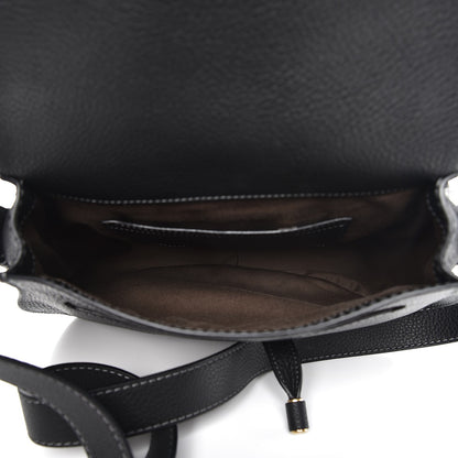 Chloe Calfskin Medium Marcie Round Crossbody Bag Black 5 of 8