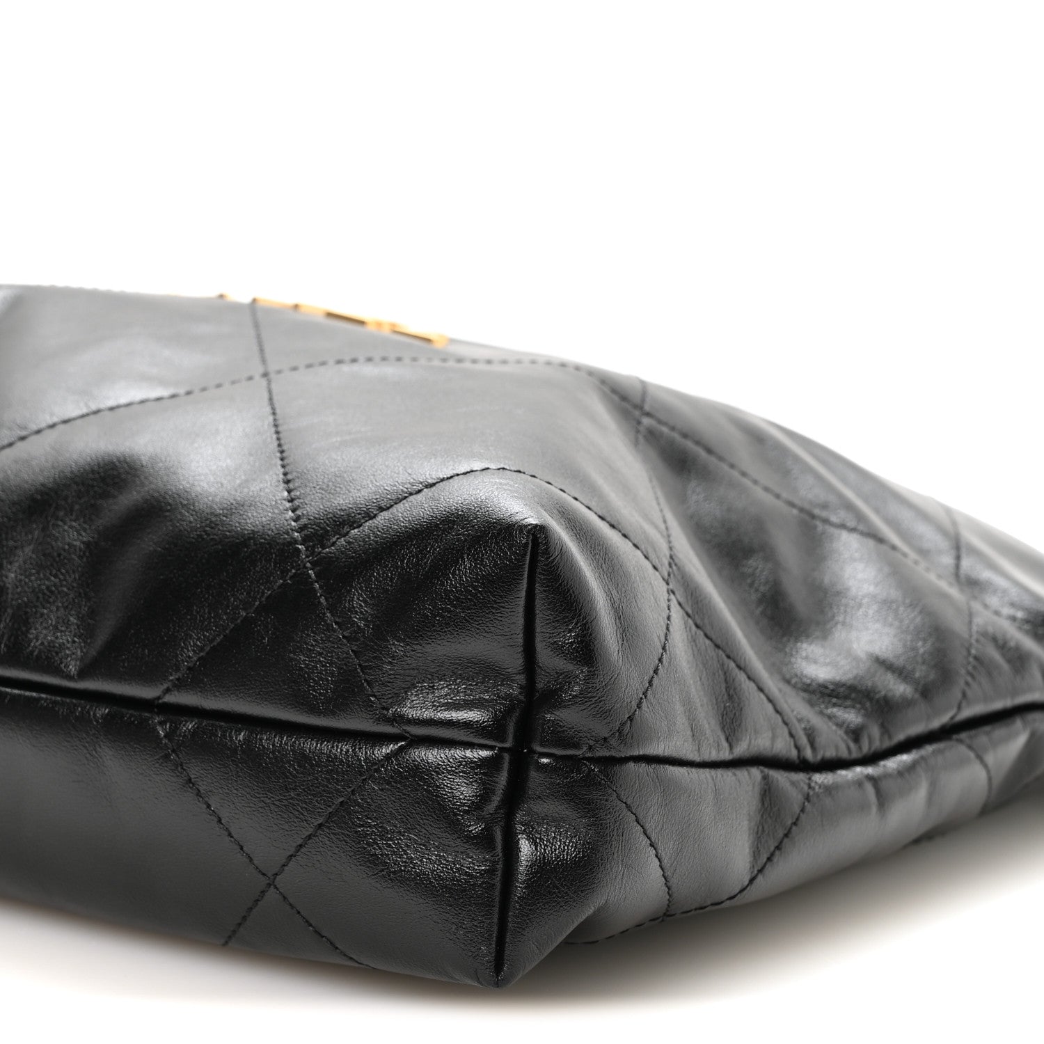 Chanel Shiny Calfskin Quilted Small Chanel 22 Black 11 of 11