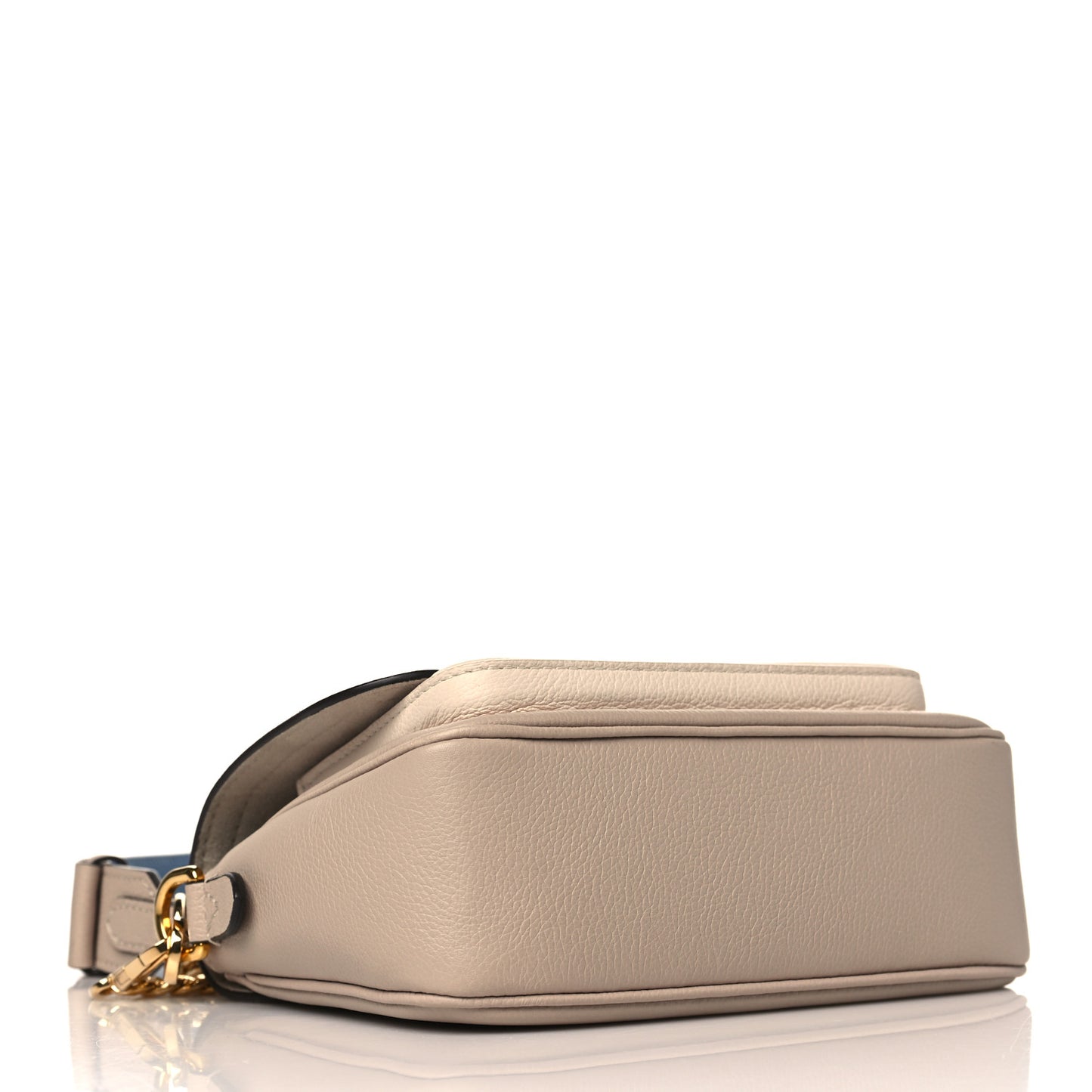 Grained Calfskin Lockme Tender Greige