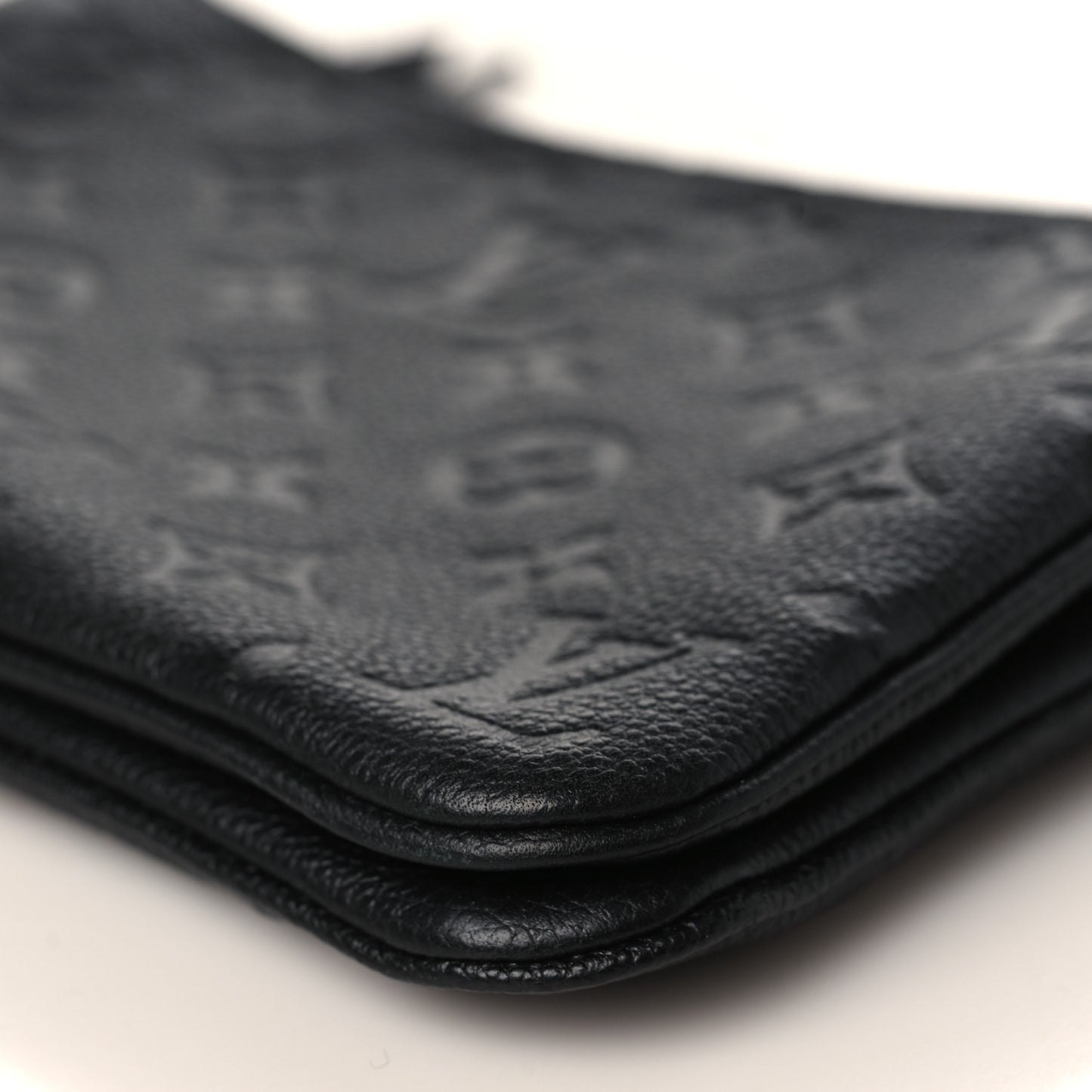 Empreinte Double Zip Pochette Black