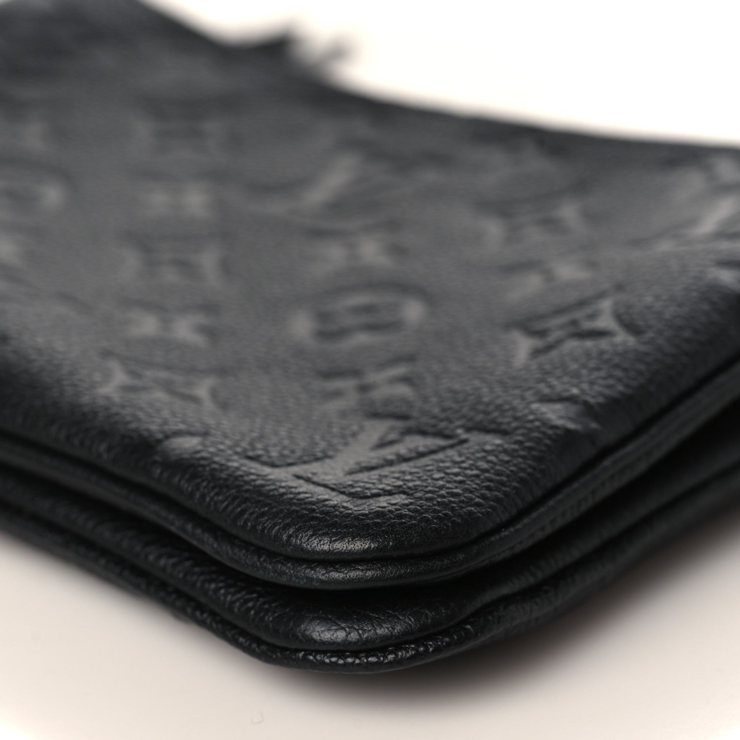 Louis Vuitton Empreinte Double Zip Pochette Black 9 of 10