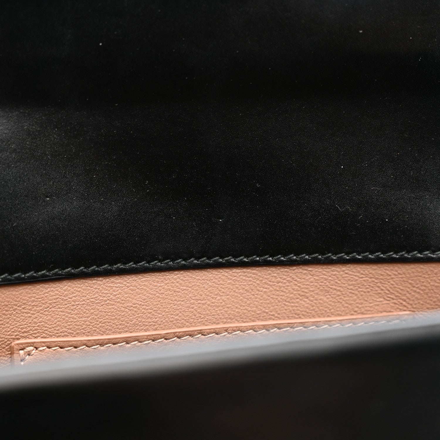 Alaia Calfskin Studded Foldover Clutch Black 12 of 13