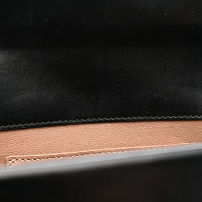 Alaia Calfskin Studded Foldover Clutch Black 12 of 13
