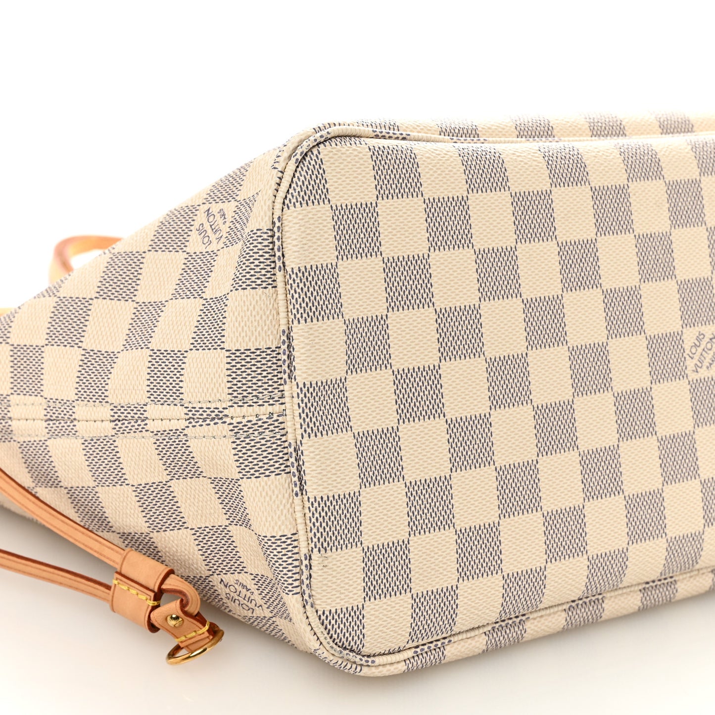 Damier Azur Neo Neverfull MM Rose Ballerine