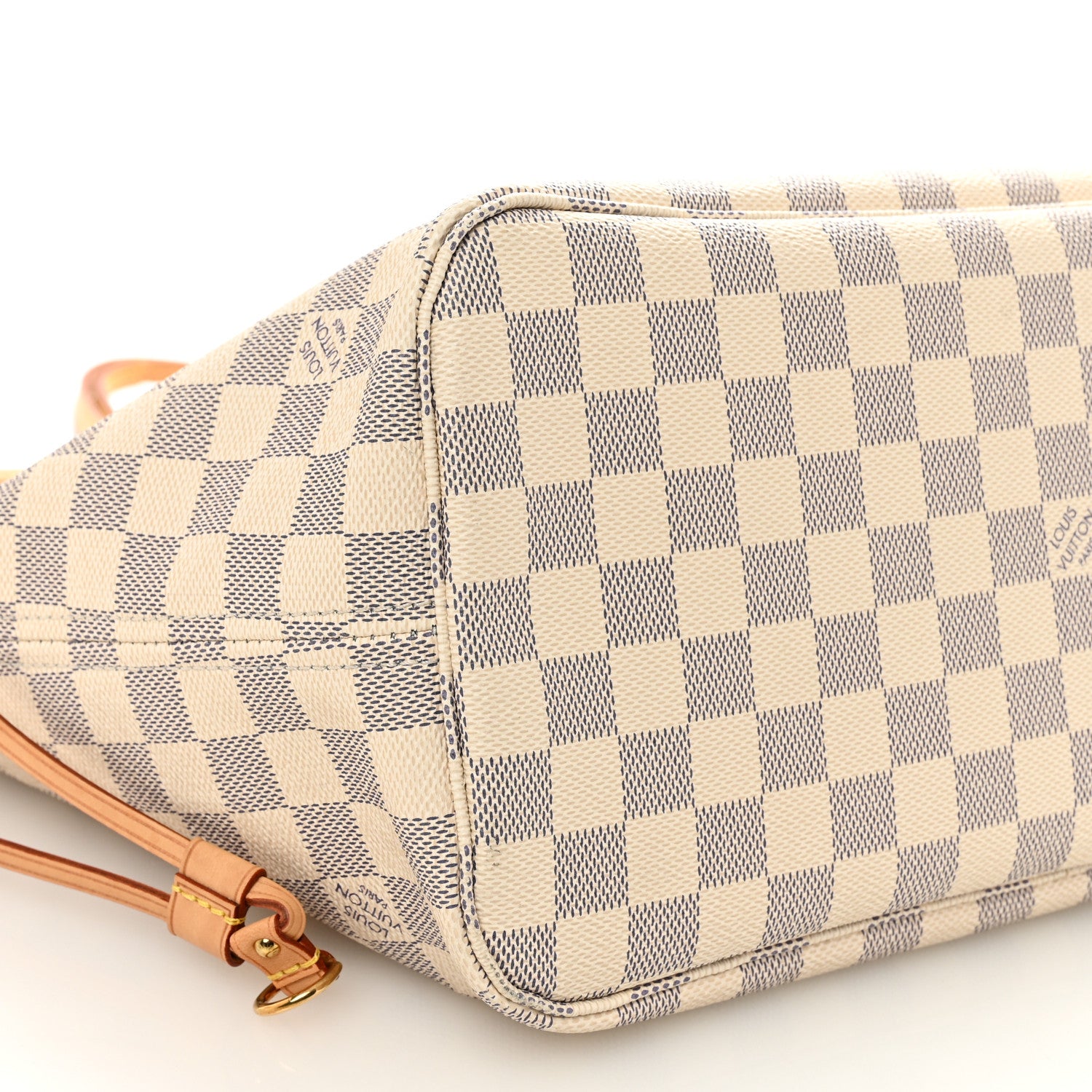 Louis Vuitton Damier Azur Neo Neverfull MM Rose Ballerine 10 of 11