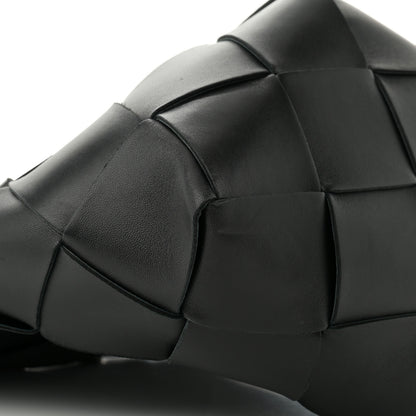 Bottega Veneta Nappa Maxi Intrecciato Clasp Bucket Bag Black 8 of 10