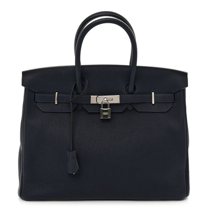 Hermes Togo Birkin 35 Bleu Nuit 1 of 10