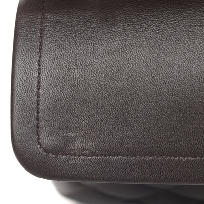 Chanel Lambskin Quilted Small Double Flap Dark Brown 7 of 7