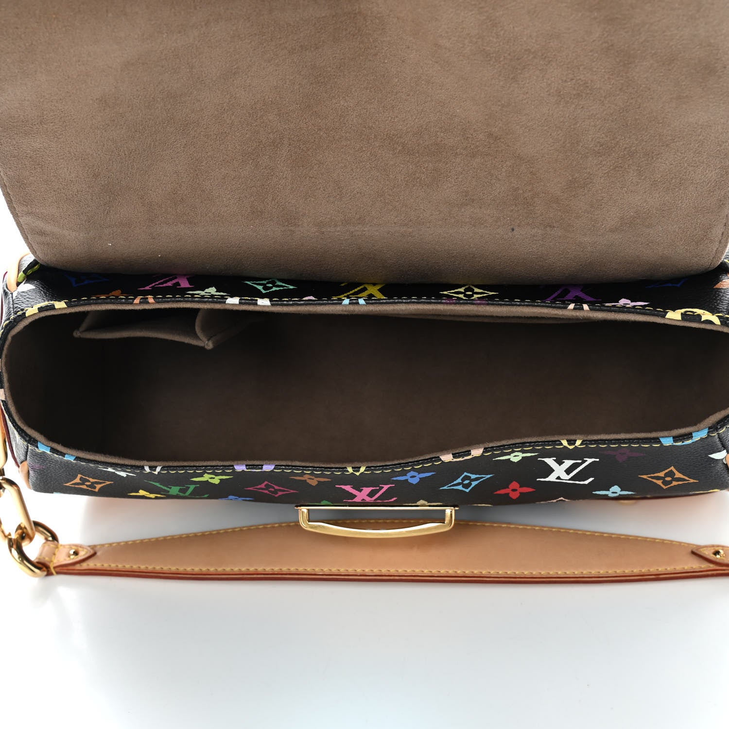 Louis Vuitton Monogram Multicolor Beverly MM Black 5 of 13