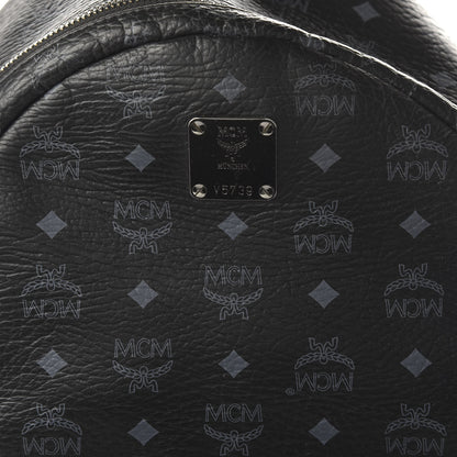MCM Visetos Medium Stark Backpack Black 8 of 8