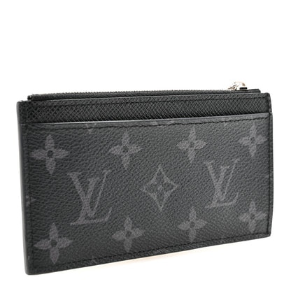 Louis Vuitton Taigarama Coin Card Holder Black 3 of 7