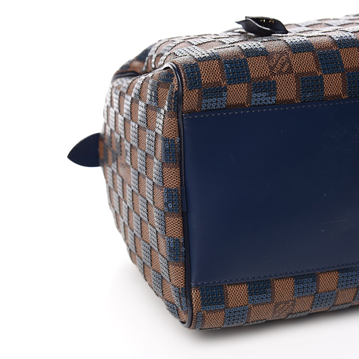 Louis Vuitton Damier Paillettes Speedy 30 Blue 9 of 12