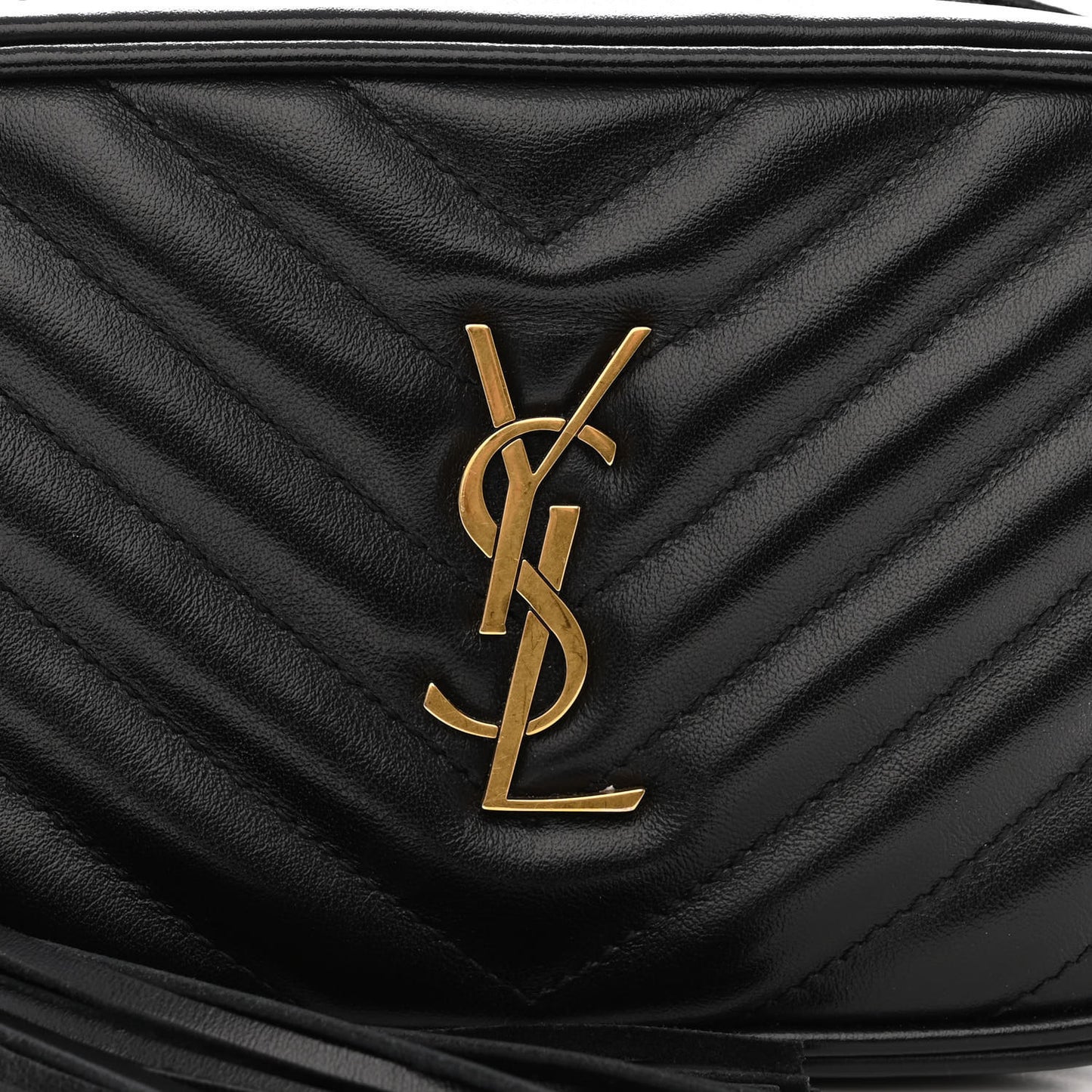 Calfskin Matelasse Monogram Lou Belt Bag Black