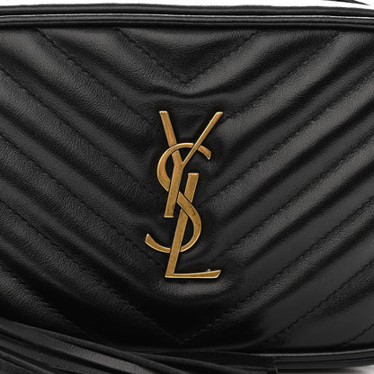 Saint Laurent Calfskin Matelasse Monogram Lou Belt Bag Black 7 of 9