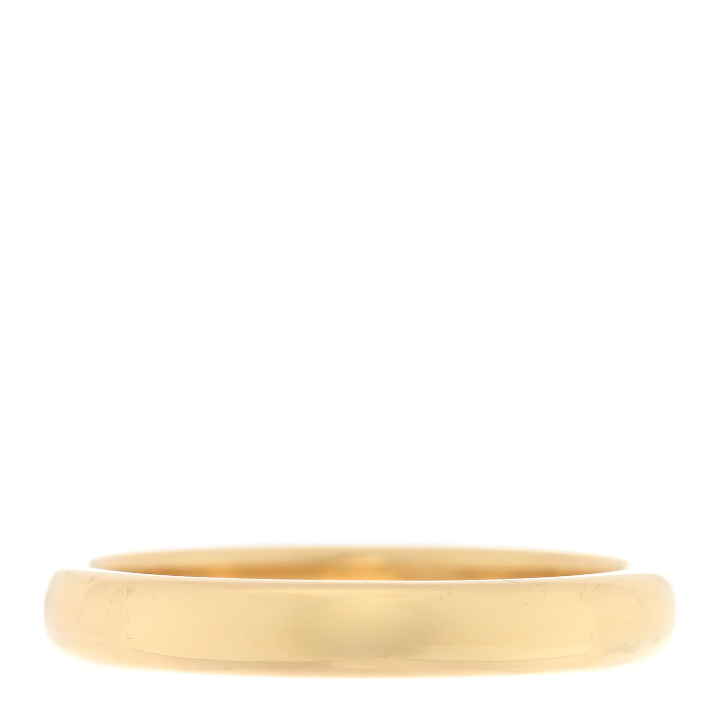 18K Yellow Gold 3mm Classic Wedding Band Ring 55 7.25