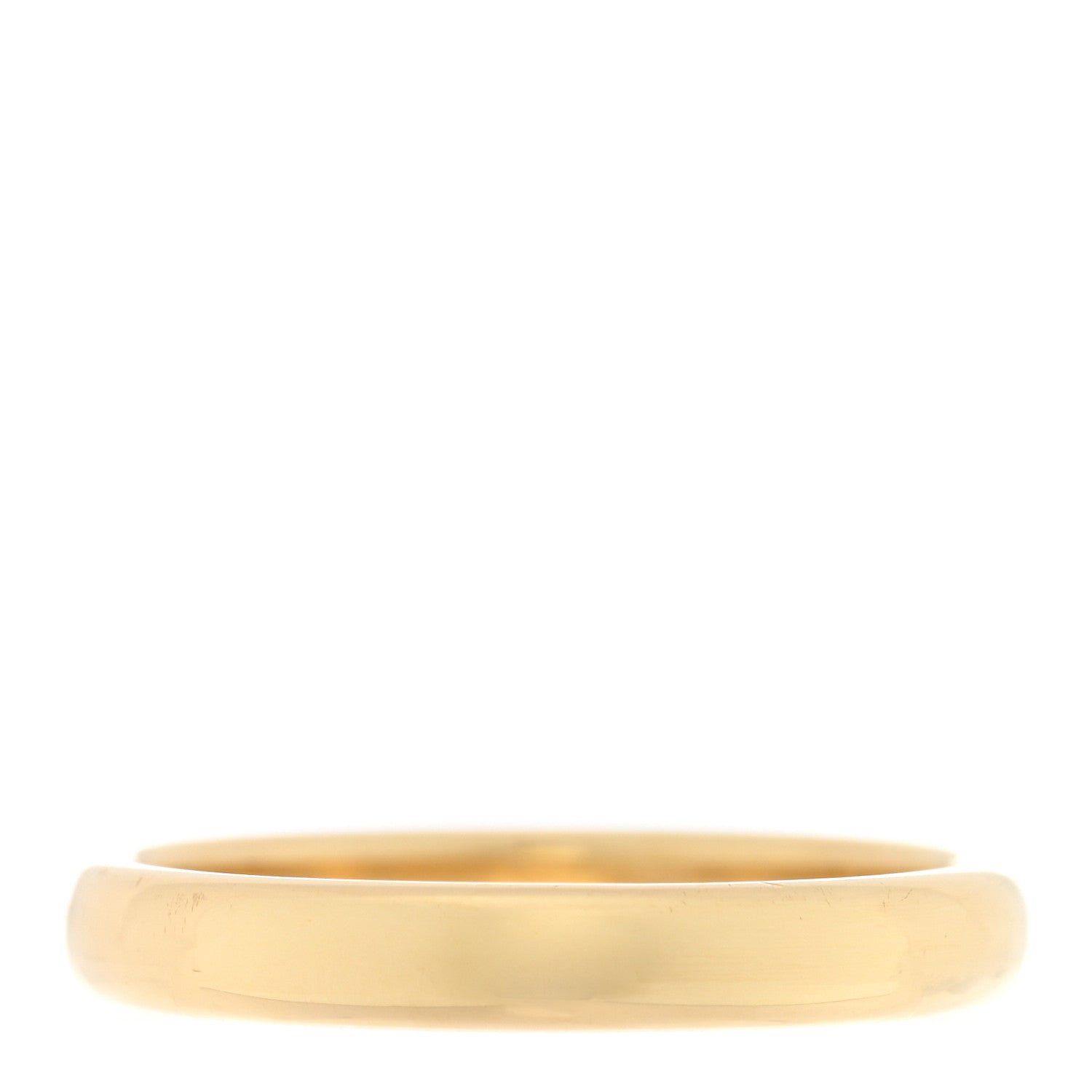 Tiffany 18K Yellow Gold 3mm Classic Wedding Band Ring 55 7.25 3 of 4