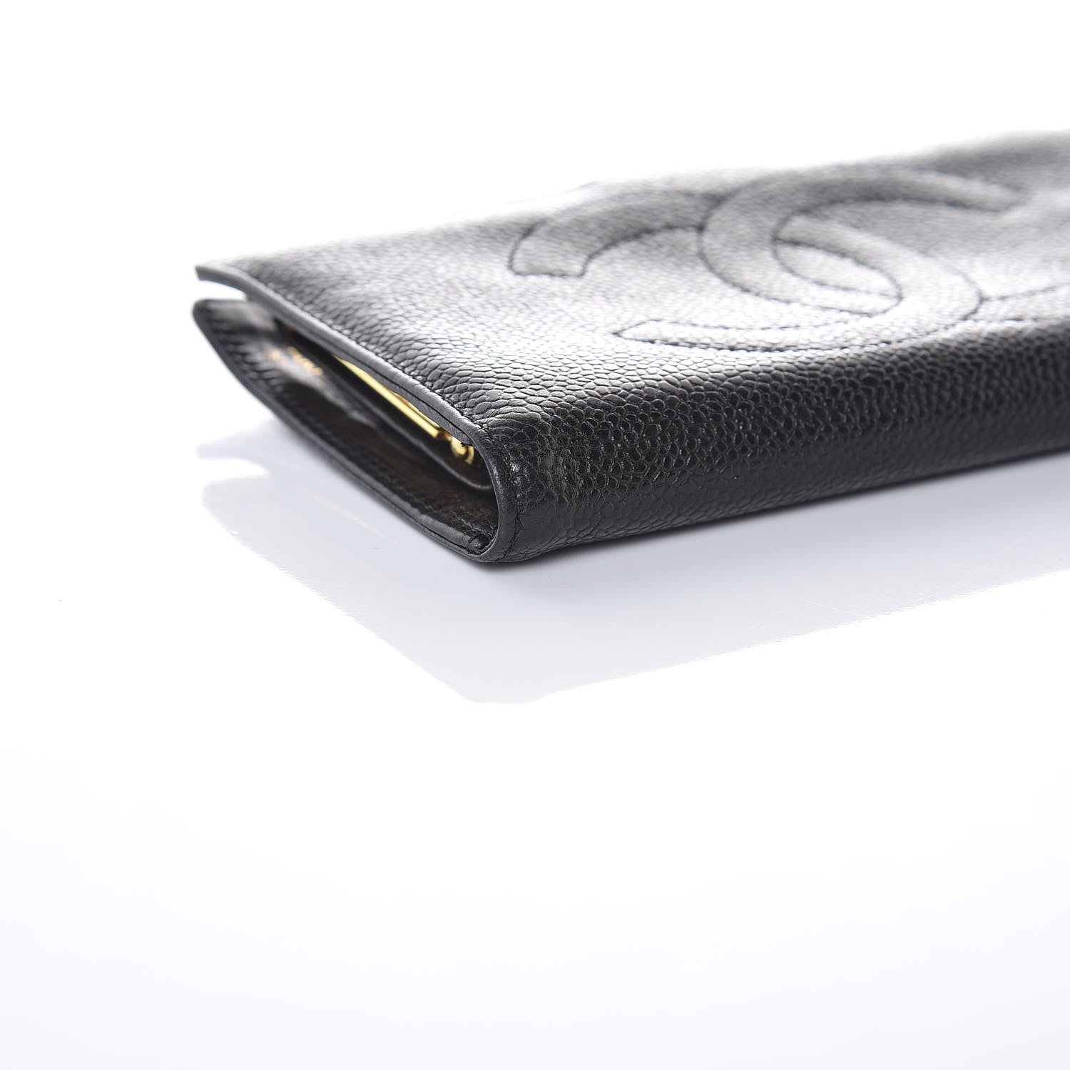 Chanel Caviar Timeless CC French Wallet Black 10 of 18