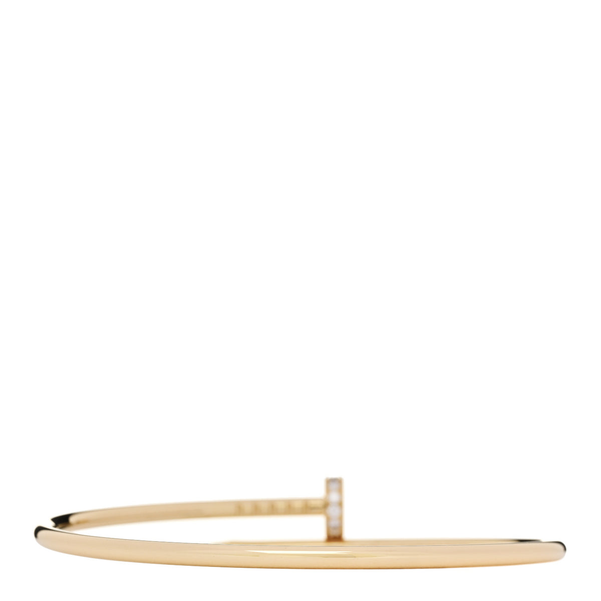 18K Yellow Gold Diamond Small Juste Un Clou Bracelet 16