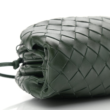 Bottega Veneta Nappa Intrecciato The Mini Pouch Bottle Green 9 of 11