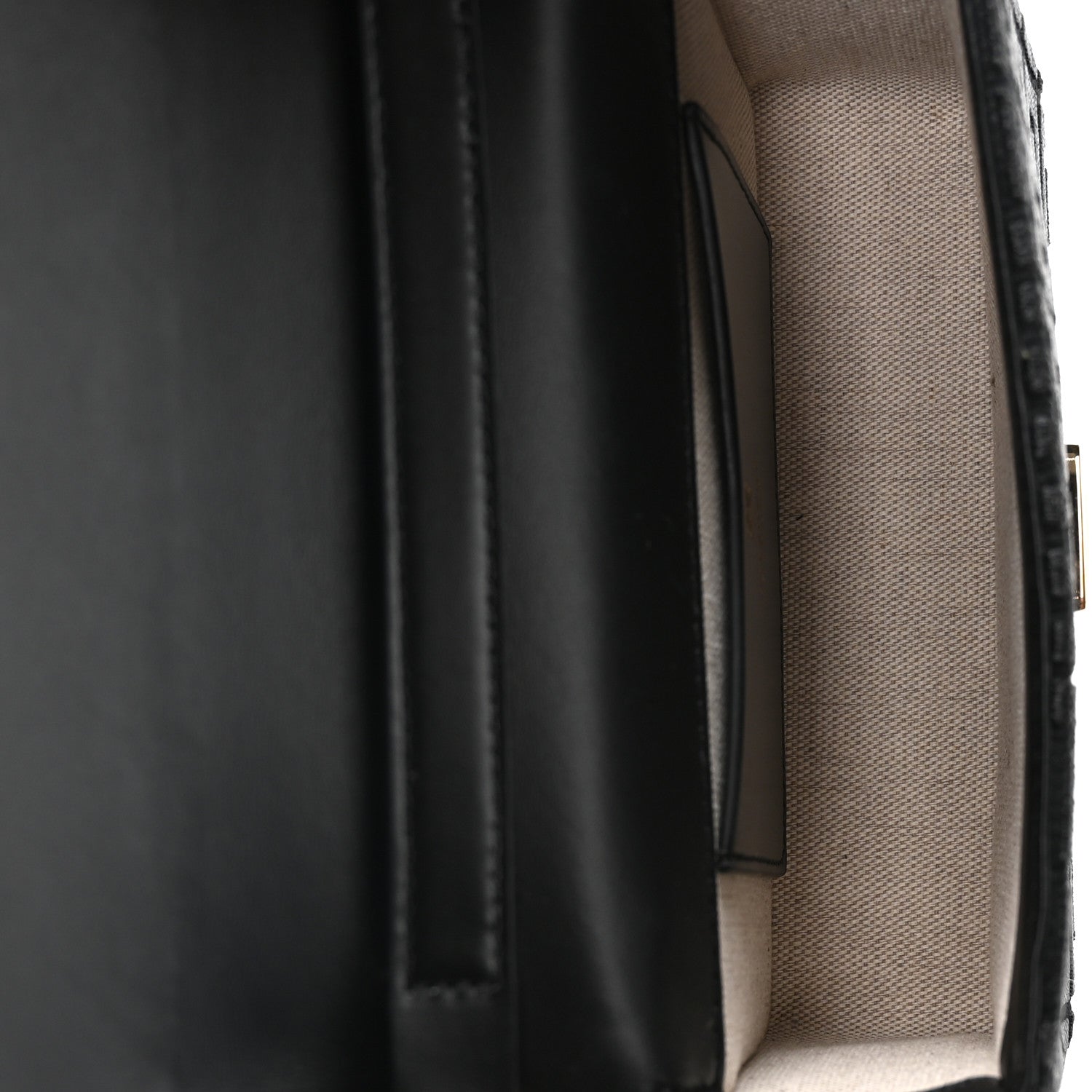 Givenchy Canvas Woven Embroidered Small 4G Bag With Chain Black 5 of 10