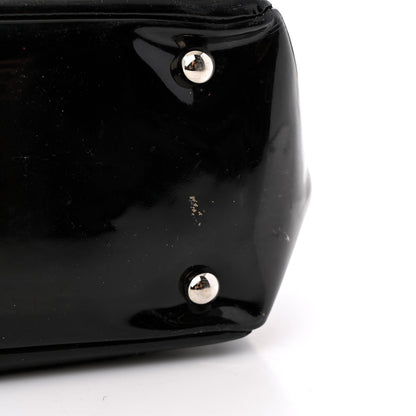 Chanel Patent Pony Hair Small Pocket Tote Black 11 of 16