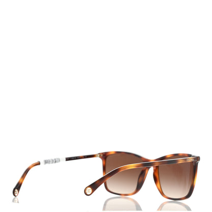 Chanel Acetate Square Sunglasses 5447 Tortoise 4 of 7