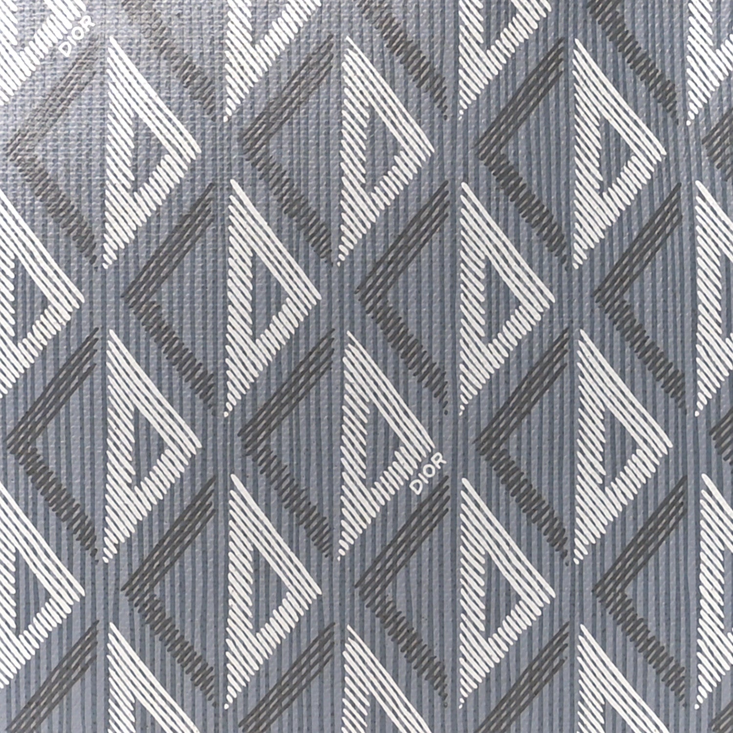 Christian Dior Coated Canvas CD Messenger Gray 10 of 13