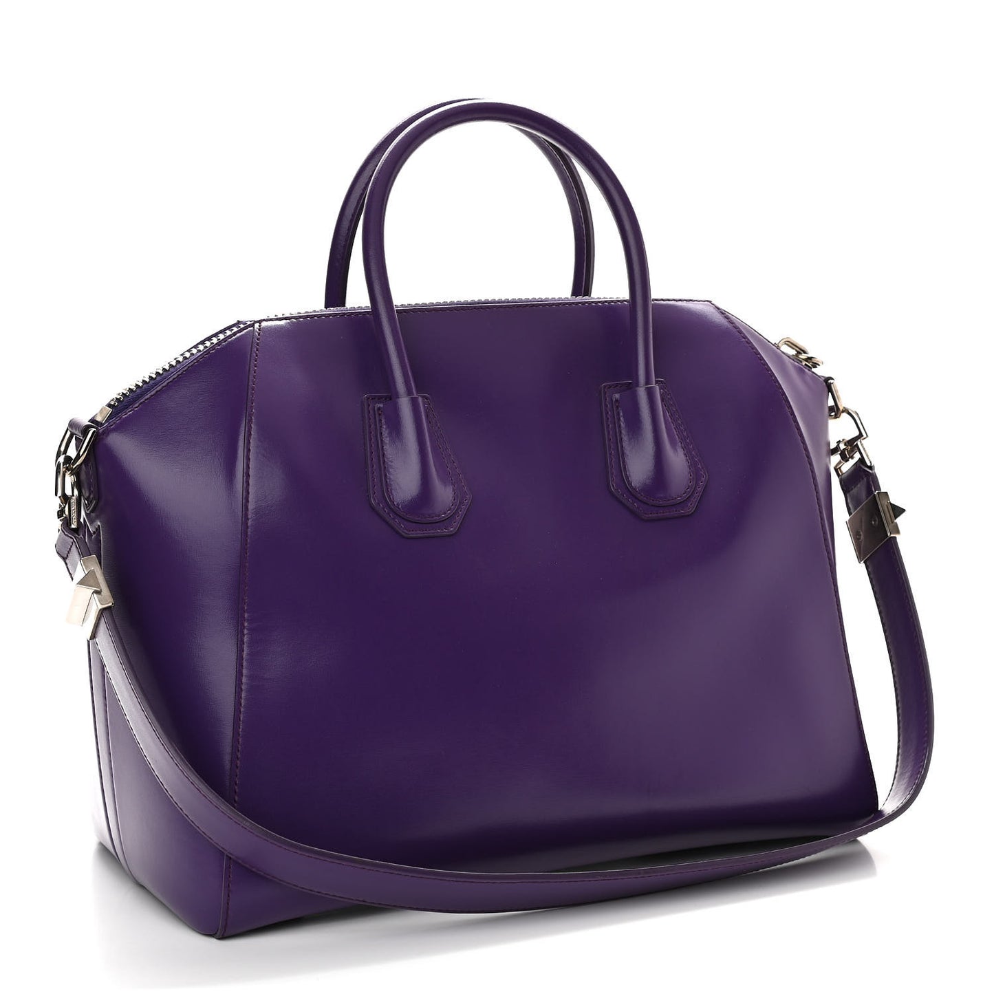 Shiny Lord Medium Antigona Purple