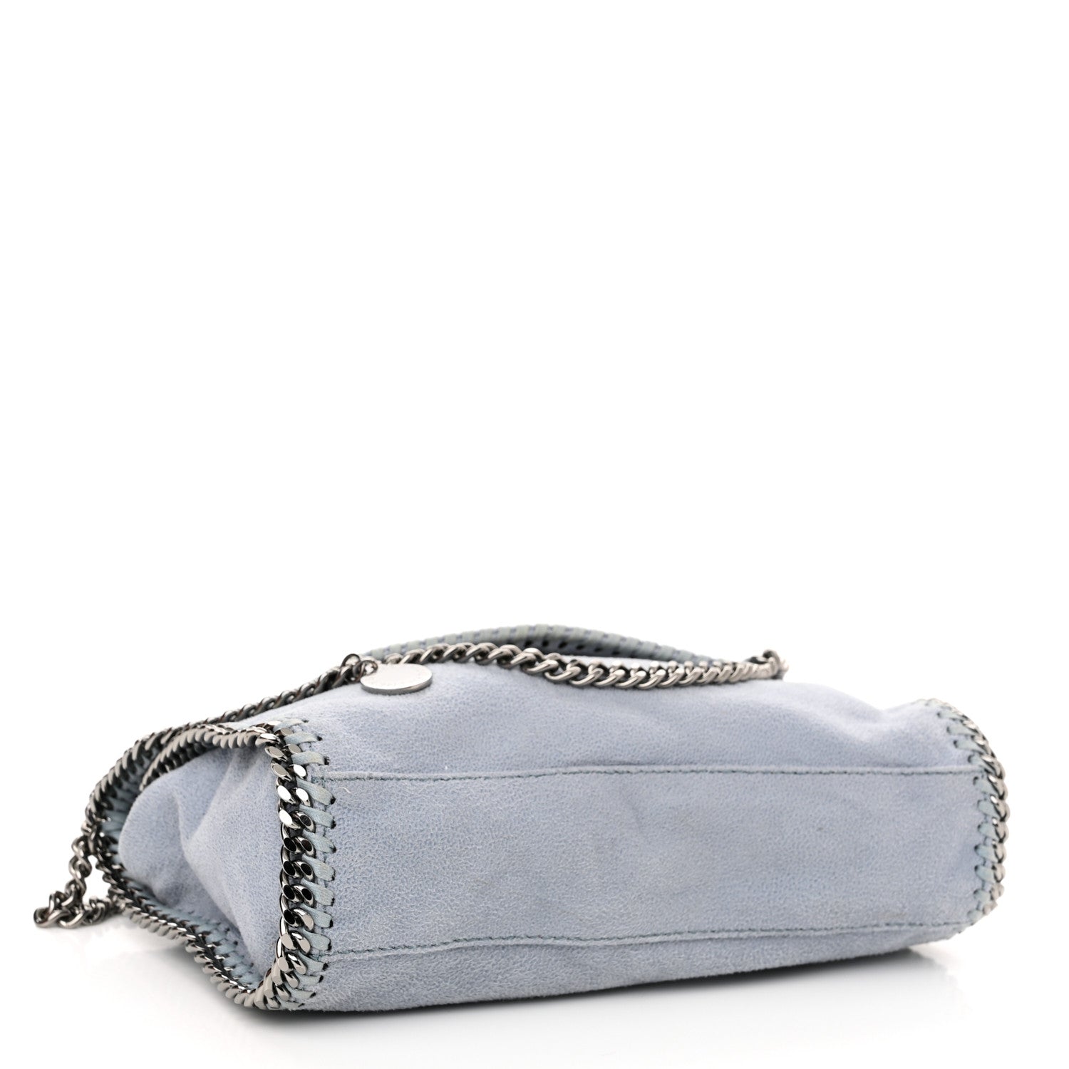 Stella McCartney Shaggy Deer Mini Falabella Crossbody Bag Duck Blue 4 of 12