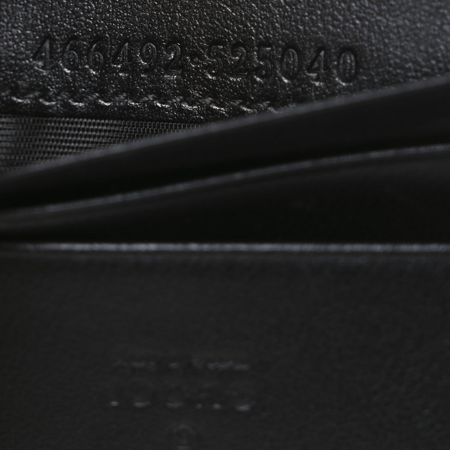 Calfskin Matelasse GG Marmont Card Case Wallet Black