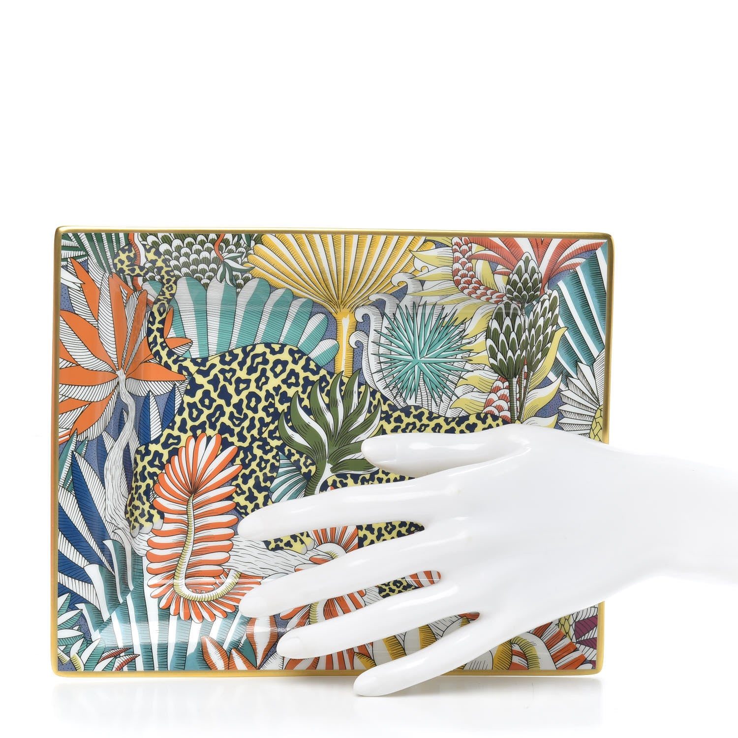 Hermes Porcelain Animaux Camoufles Change Tray 2 of 4