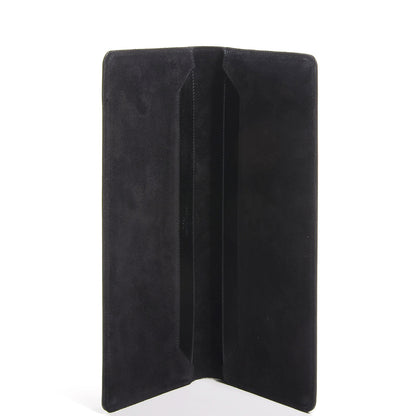 Saint Laurent Veau Leather Suede Travel Wallet Black 6 of 7