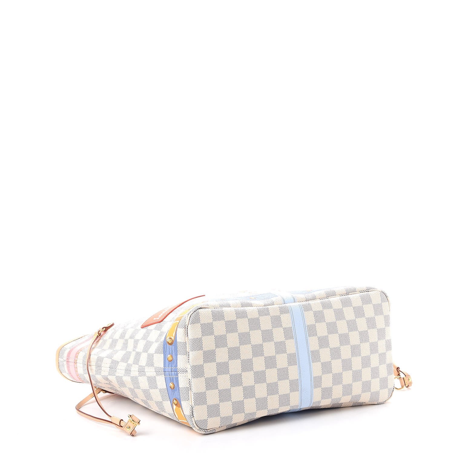 Louis Vuitton Damier Azur Summer Trunks Neo Neverfull MM 4 of 8
