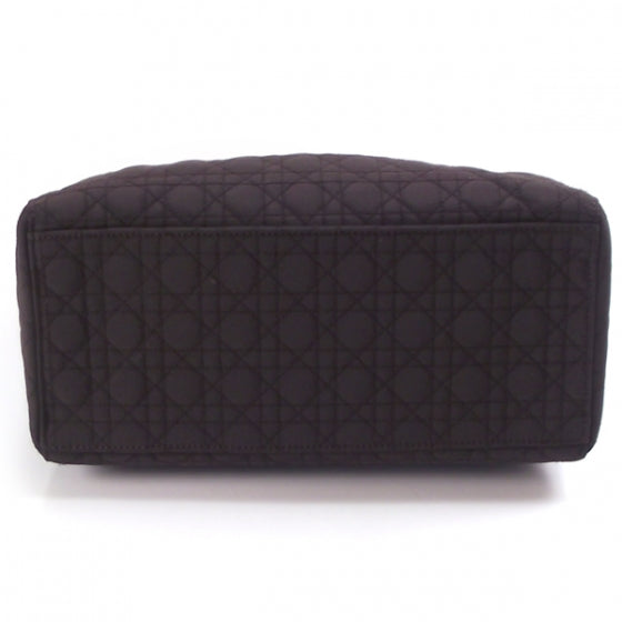 Canvas Cannage Medium Lady Dior Brown